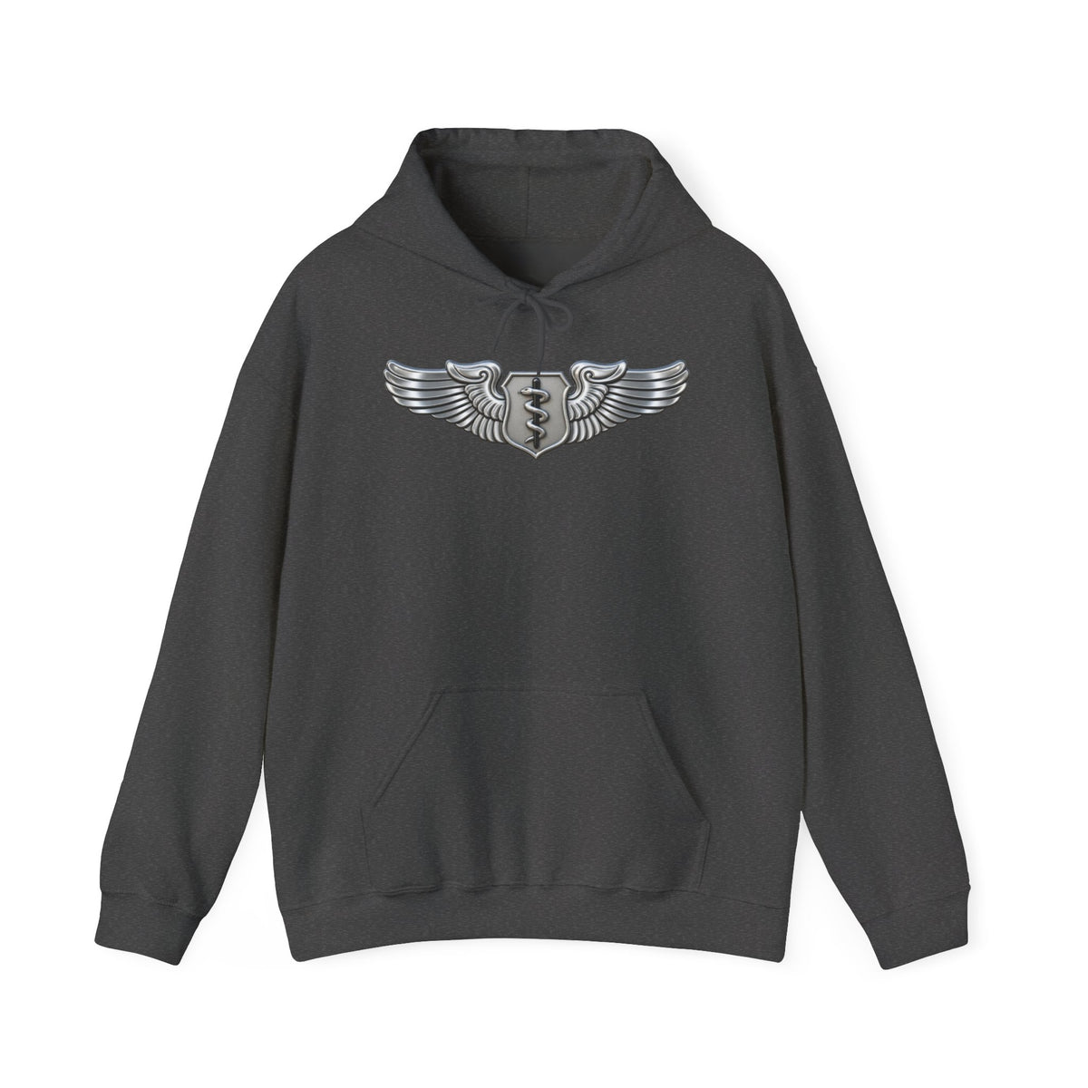 Unisex Heavy Blend Hooded Sweatshirt - USAF - Flight Surgeon Badge wo txt - 3D - Enhanced