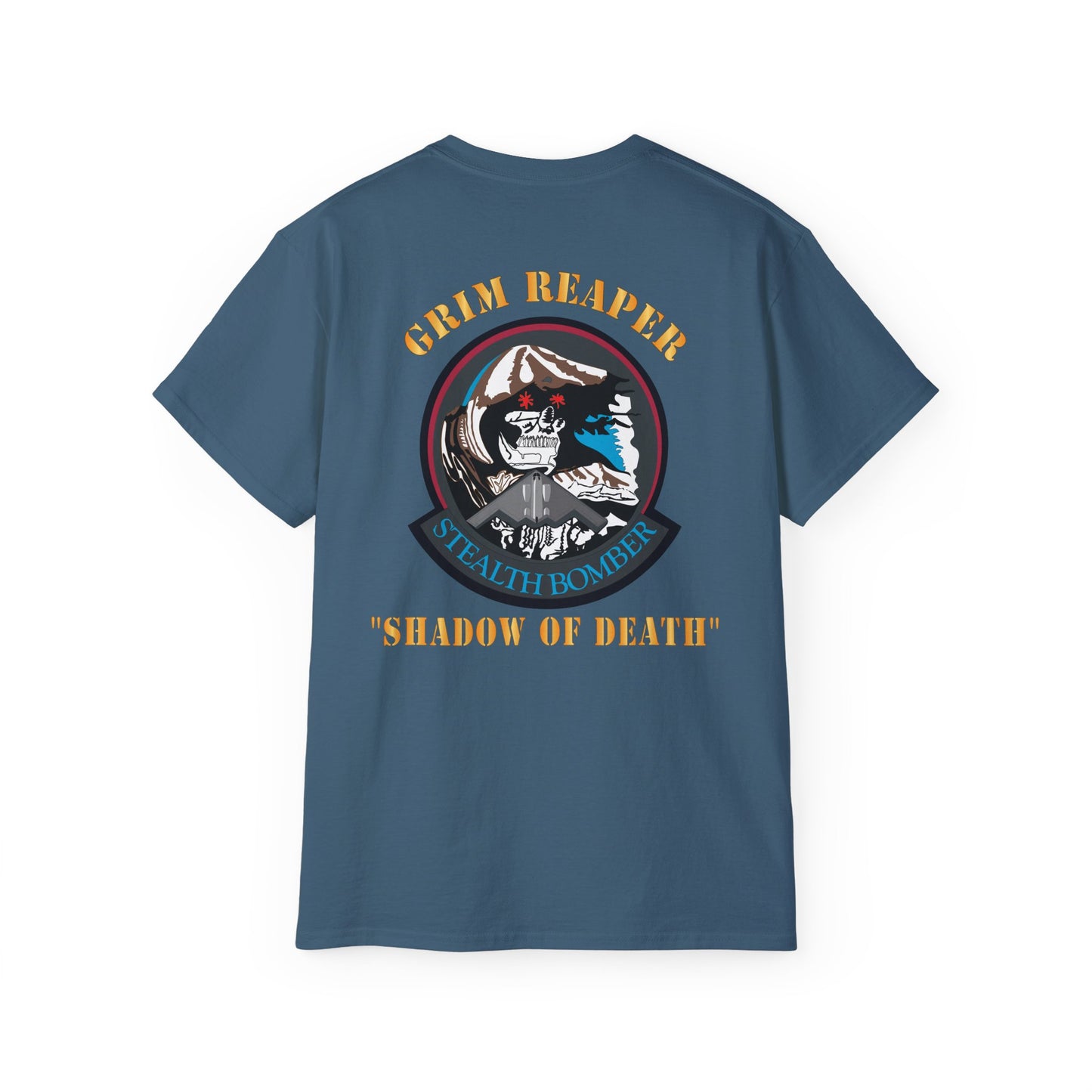 Unisex Ultra Cotton Tee - USAF - B2 - Grim Reaper - Stealth Bomber X 300