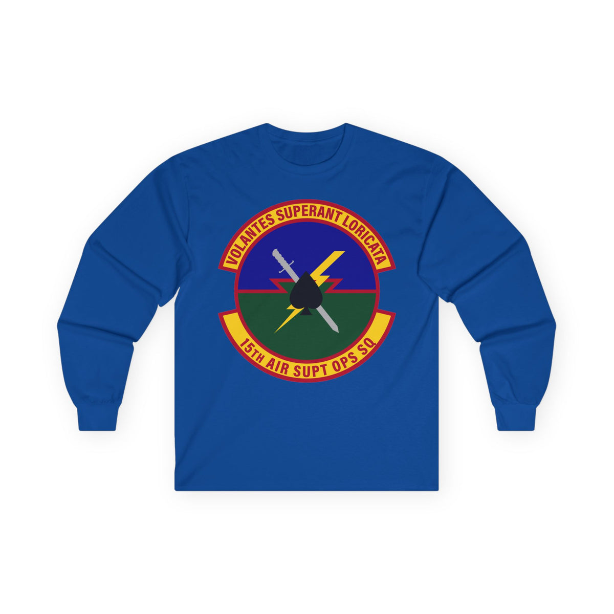 Unisex Ultra Cotton Long Sleeve Tee - USAF - 15th Air Support Operations Squadron wo txt