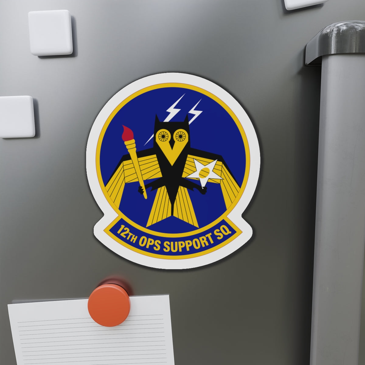 Die-Cut Magnet - USAF - 12th Operations Support Squadron wo txt