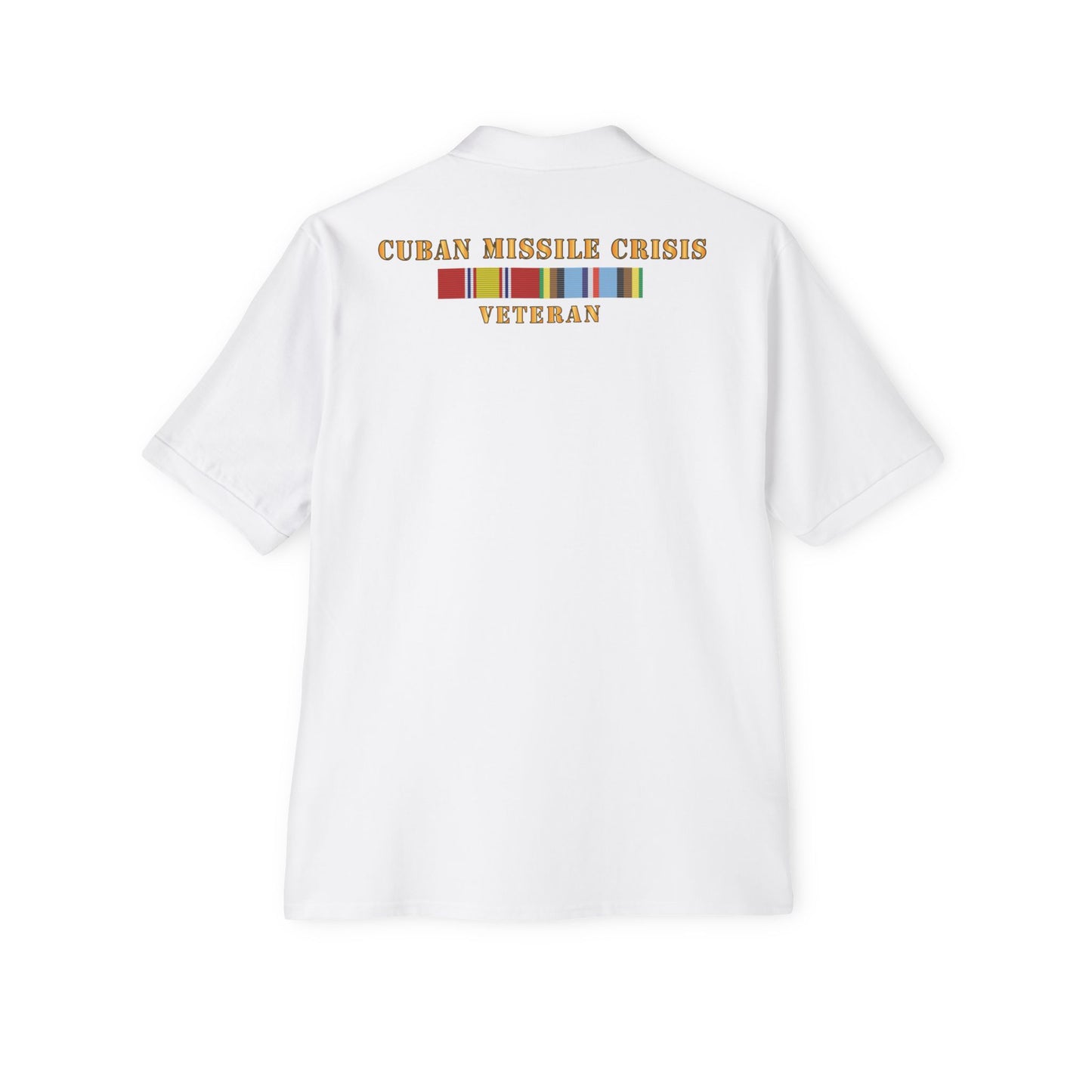 Men's Piqué Polo - USAF - Cuban Missile Crisis w AFEM COLD SVC X 300