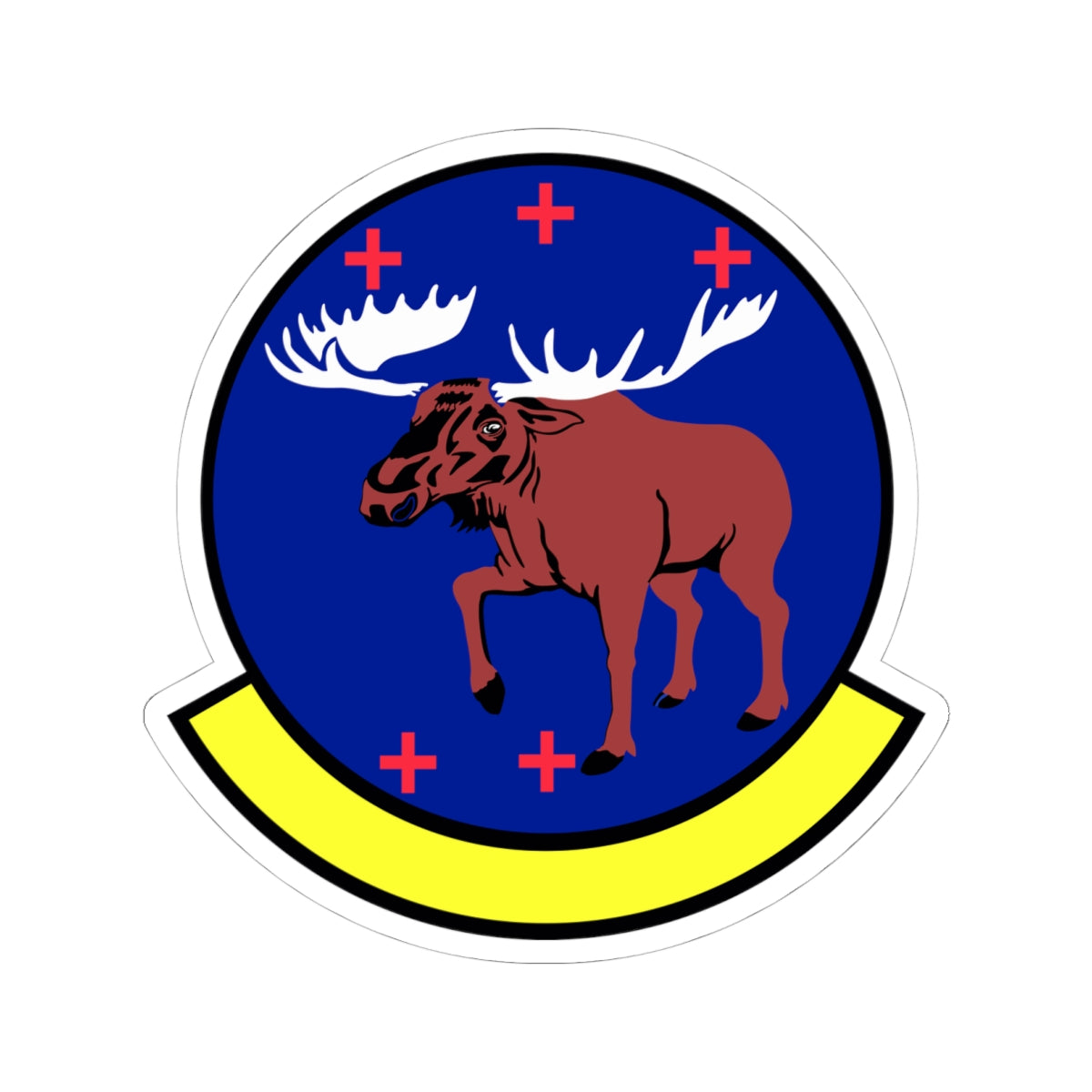 Kiss-Cut Stickers - USAF - 4th Healthcare Operations Sq wo txt X 300