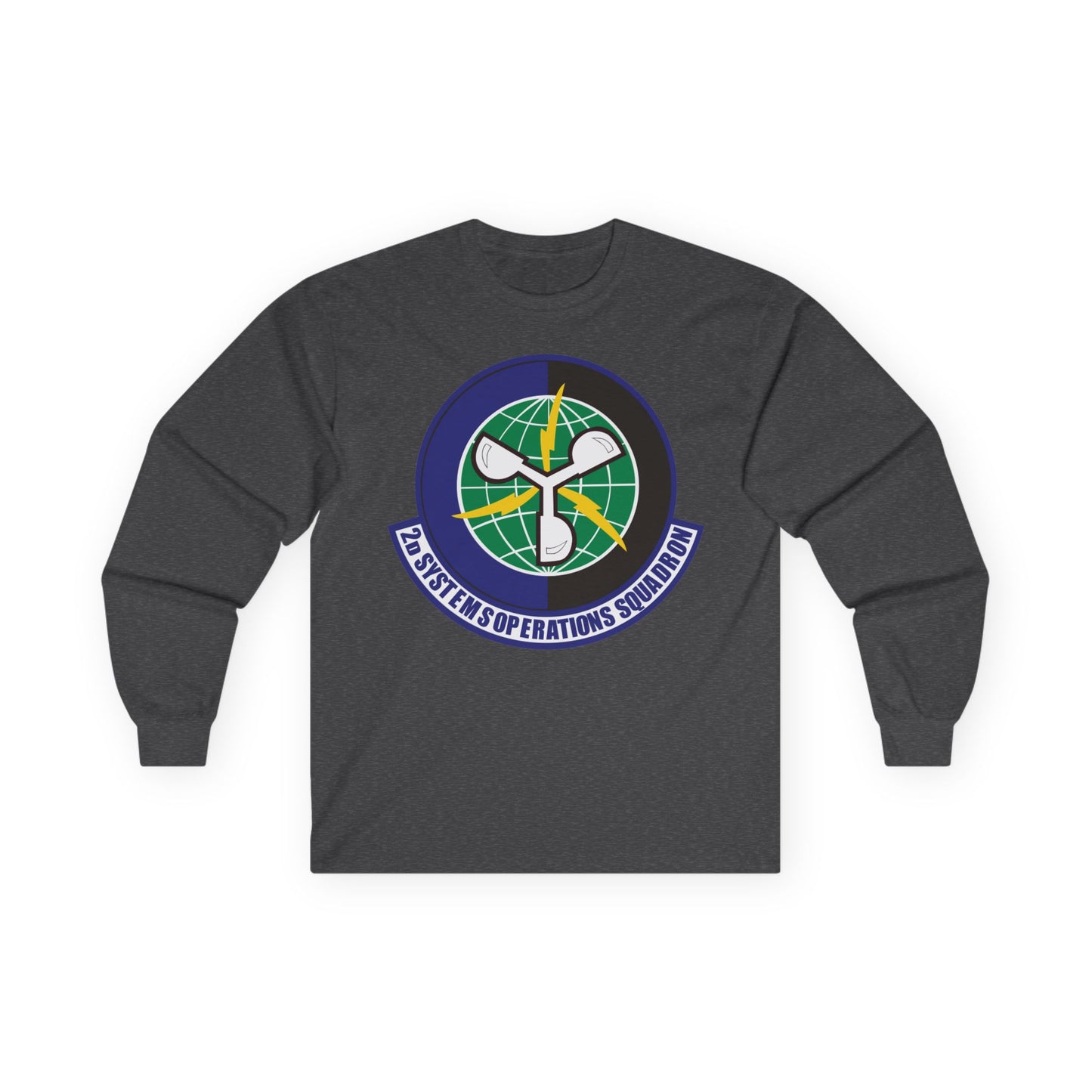 Unisex Ultra Cotton Long Sleeve Tee - USAF -2d Systems Operations Squadron wo txt