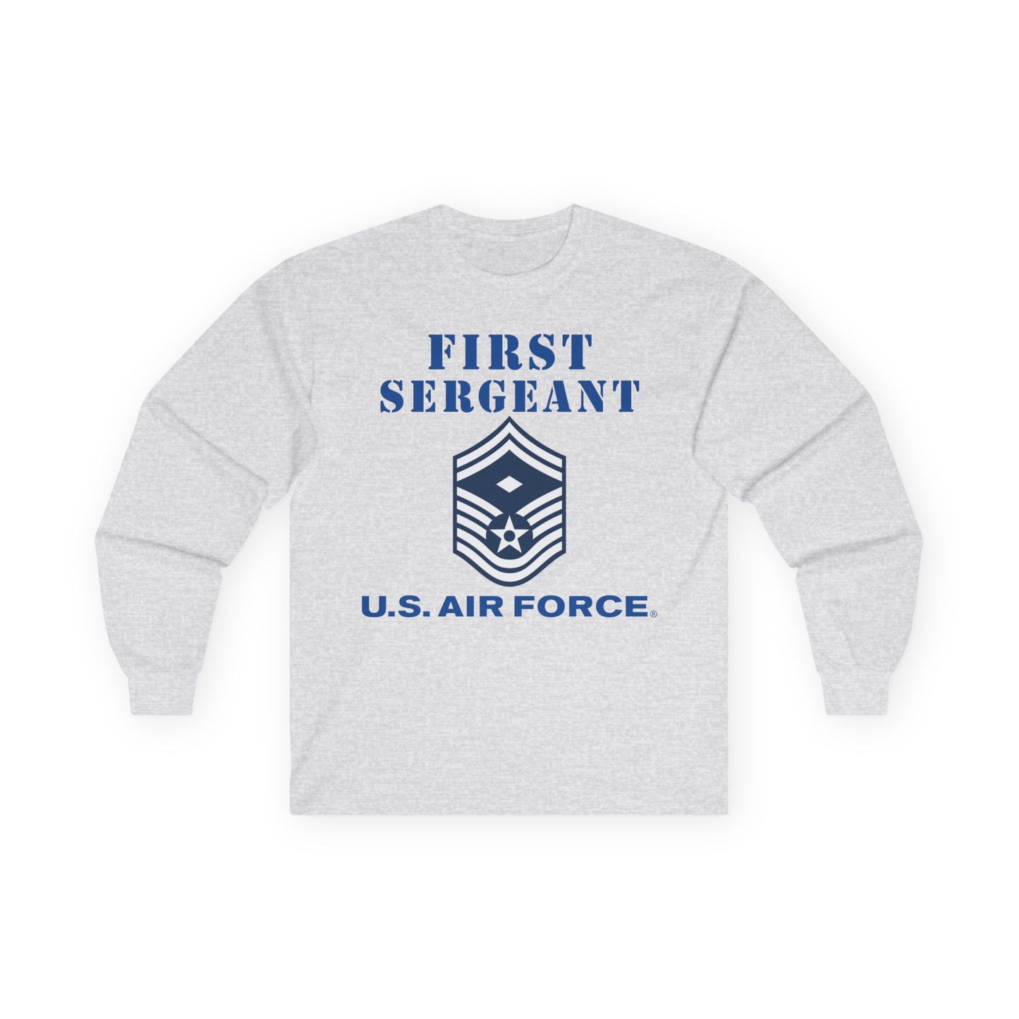 Unisex Ultra Cotton Long Sleeve Tee - USAF - First Sergeant (E8b) - 2020 - US Air Force w Text X 300
