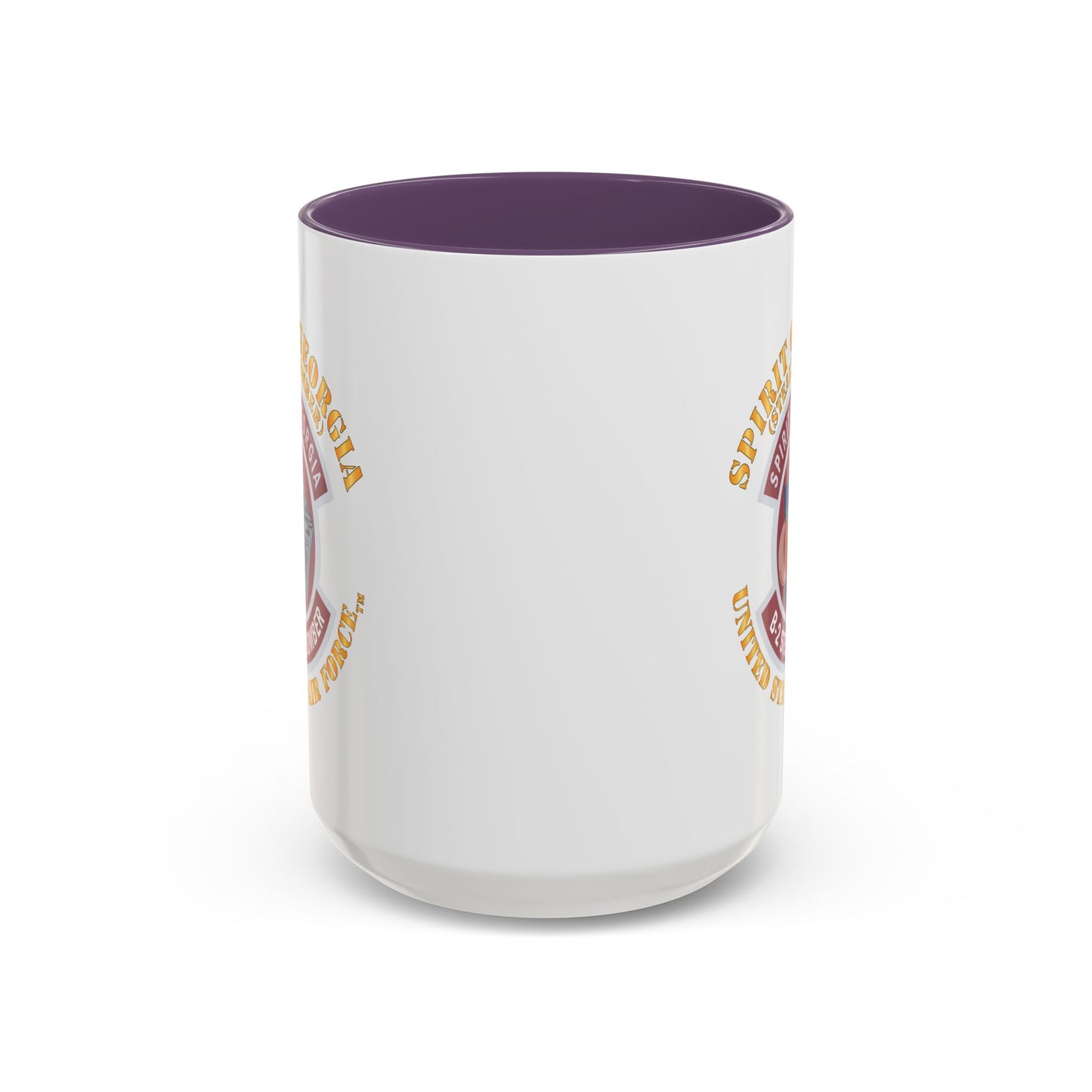 Accent Coffee Mug (11oz & 15oz) - USAF - B2 - Spirit of Georgia - Stealth Bomber X 300
