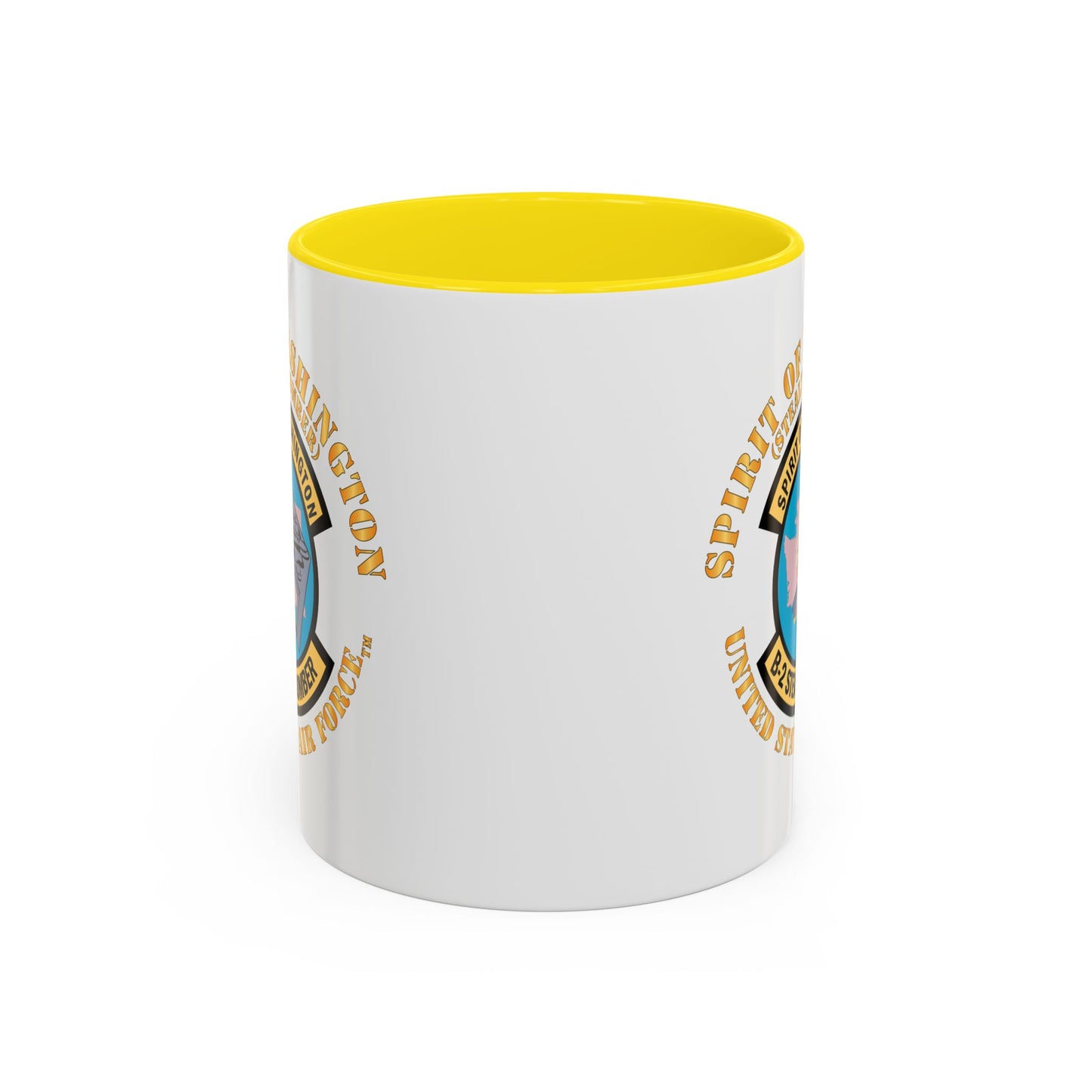Accent Coffee Mug (11oz & 15oz) - USAF - B2 - Spirit of Washington - Stealth Bomber X 300