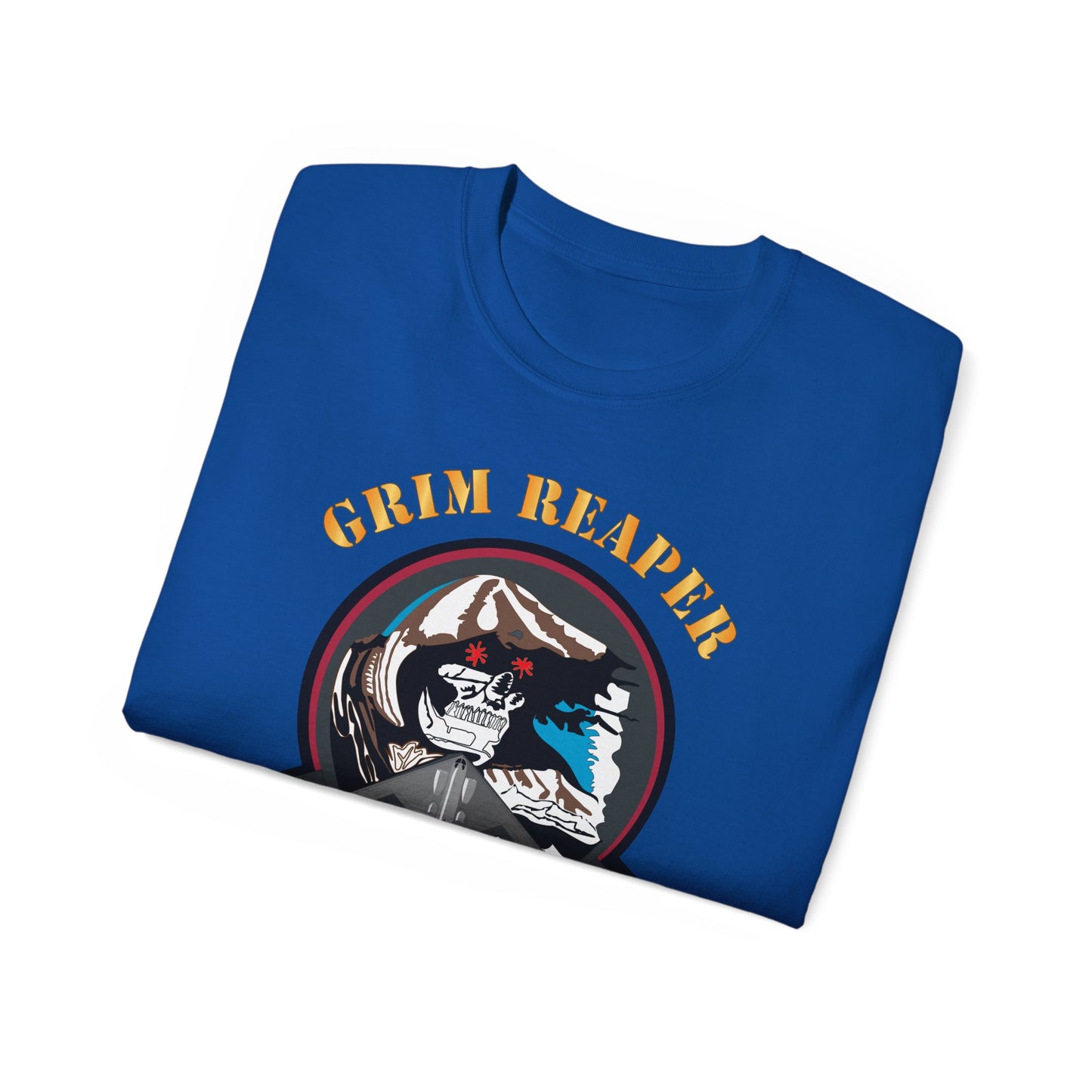 Unisex Ultra Cotton Tee - USAF - B2 - Grim Reaper - Stealth Bomber X 300