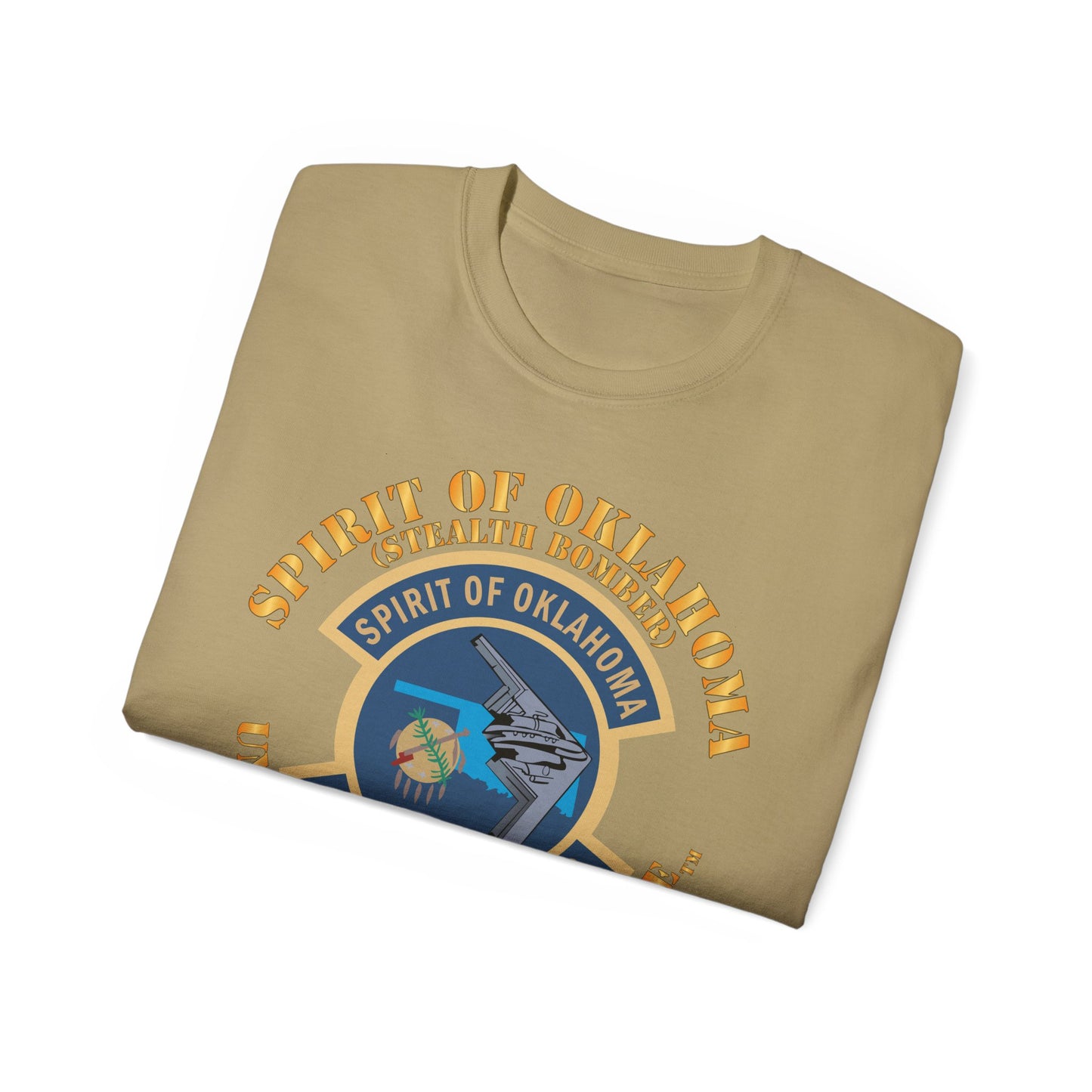 Unisex Ultra Cotton Tee - USAF - B2 - Spirit of Oklahoma - Stealth Bomber X 300