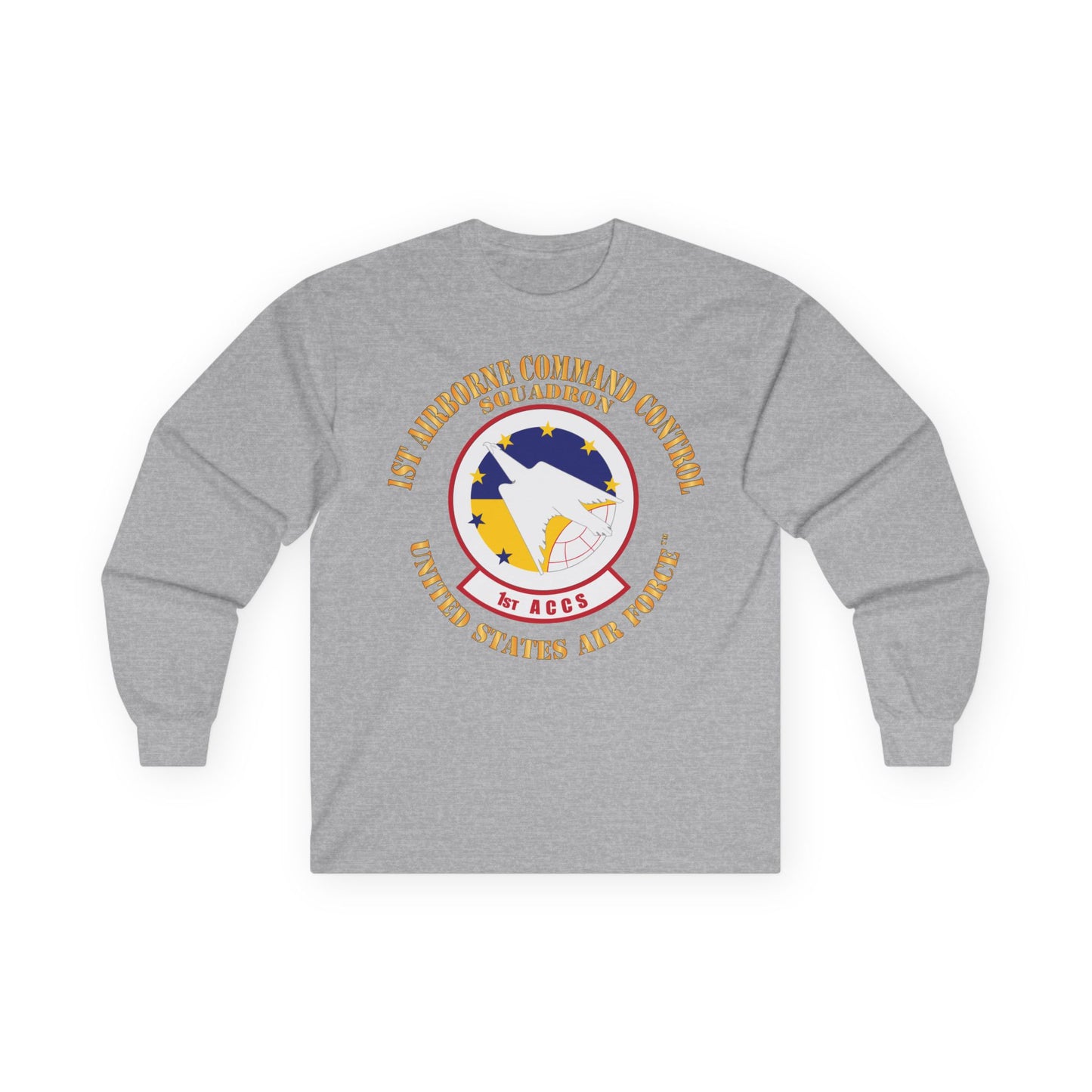 Unisex Ultra Cotton Long Sleeve Tee - USAF - 1st Airborne Command Control Squadron