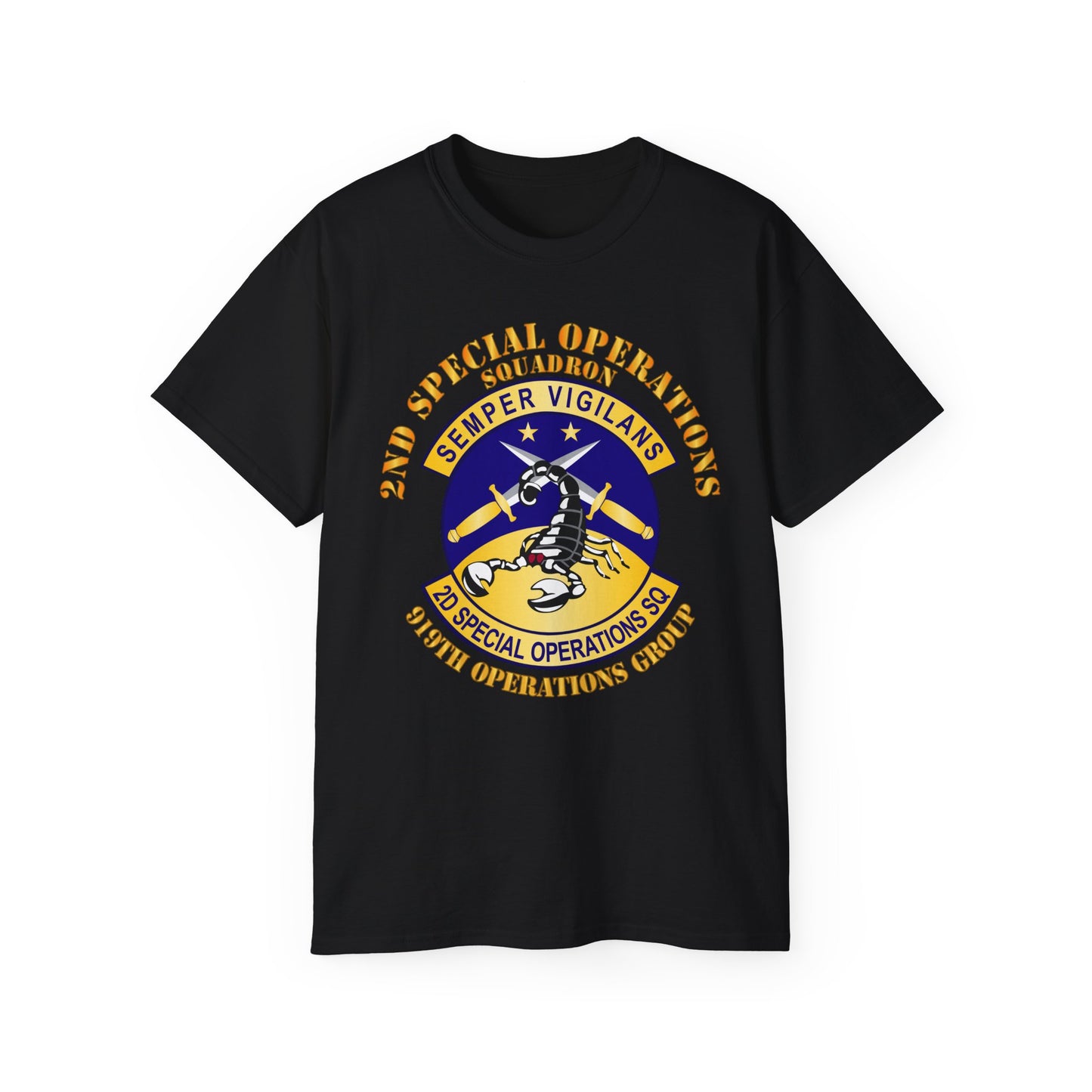 Unisex Ultra Cotton Tee - USAFSOF - 2nd Special Operations Squadron - 919th Operations Group