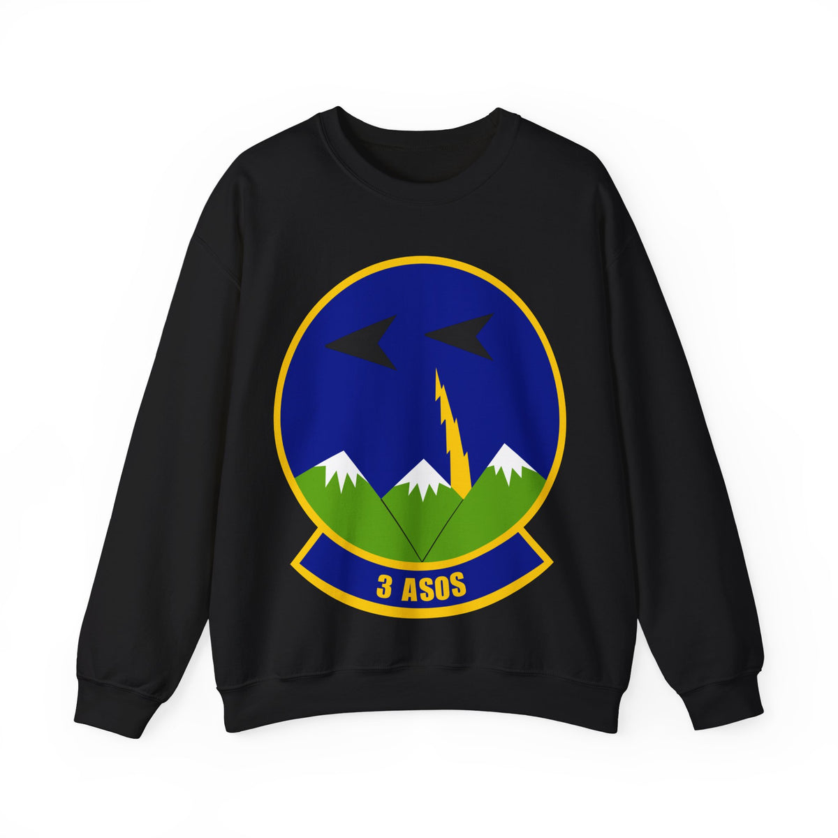 Crewneck Sweatshirt - USAF - 3rd Air Support Operations Squadron wo txt X 300