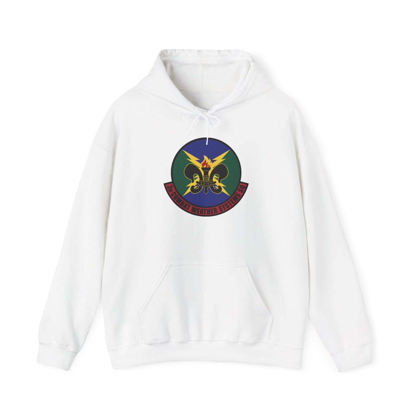 Unisex Heavy Blend Hooded Sweatshirt - USAF - 2d Combat Weather Systems Squadron wo txt