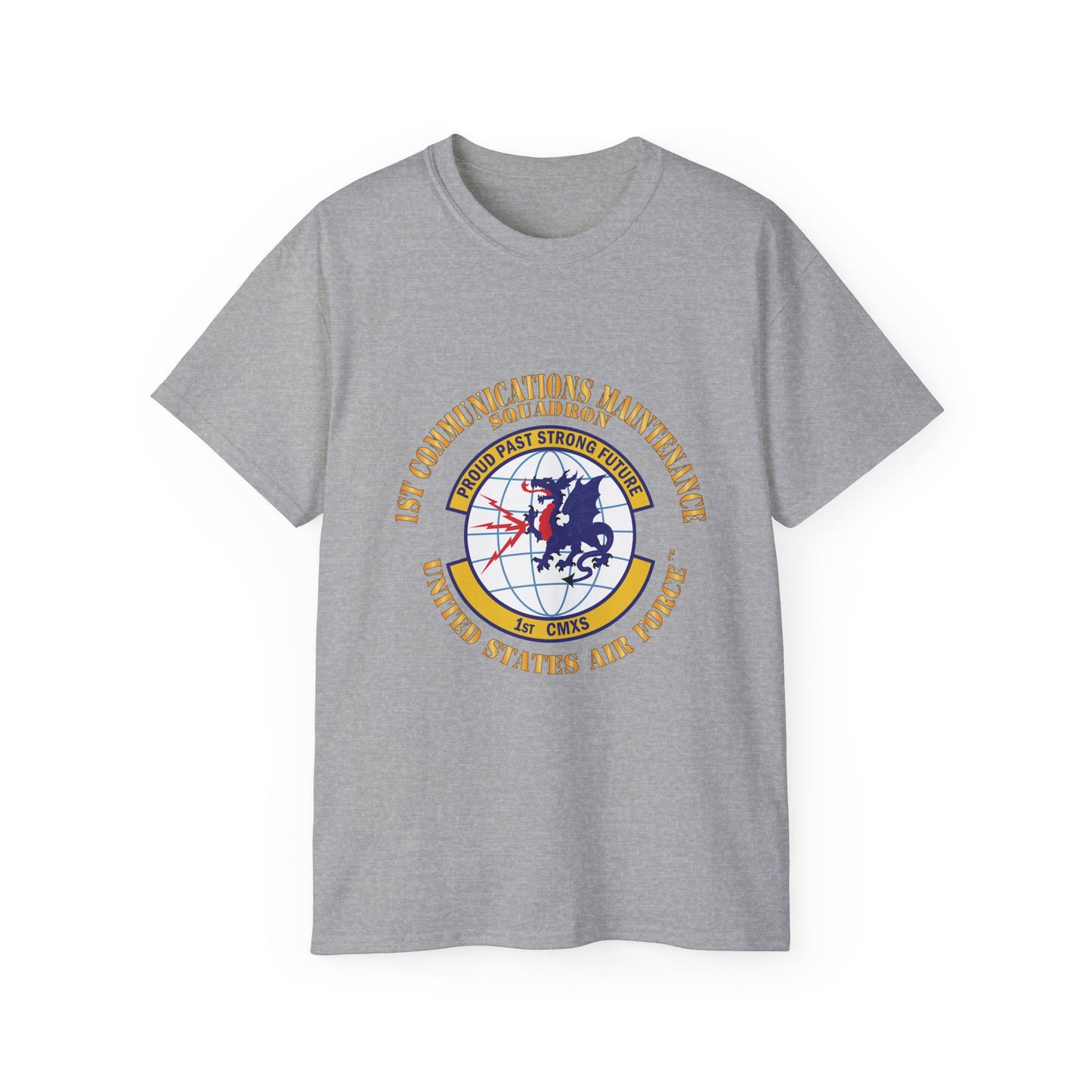 Unisex Ultra Cotton Tee - USAF - 1st Communications Maintenance Squadron(USAFE) X 300