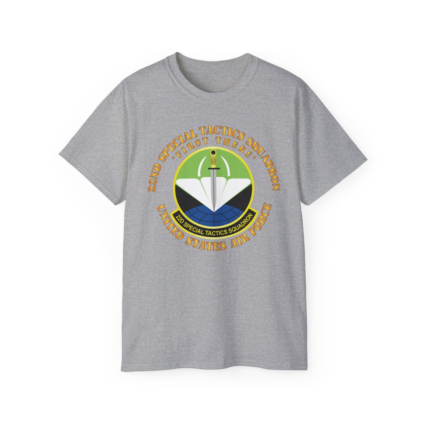 Unisex Ultra Cotton Tee - USAF - 22nd Special Tactics Squadron - First There X 300