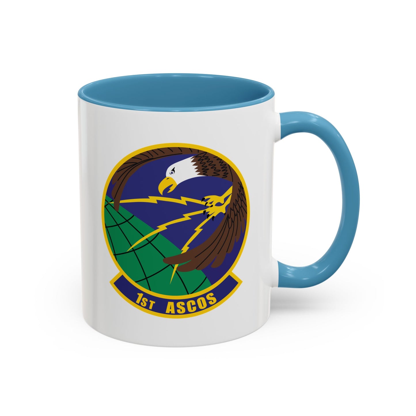 Accent Coffee Mug (11oz & 15oz) - USAF - 1st Air & Space Communications Operations Sq wo txt X 300