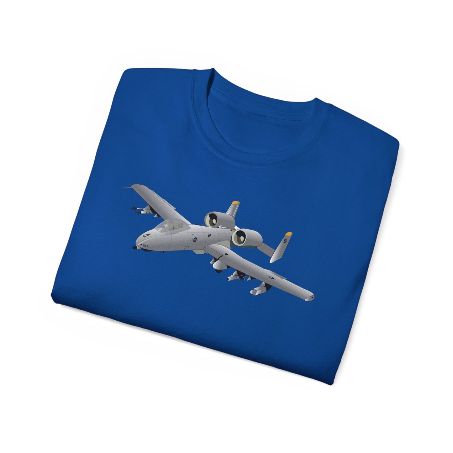 Unisex Ultra Cotton Tee - Aircraft - A10 - Front - Top - Oblique X 300