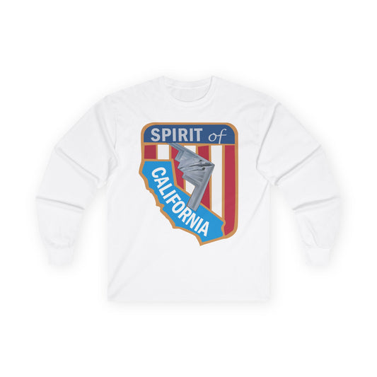 Unisex Ultra Cotton Long Sleeve Tee - USAF - B2 - Spirit of California - Stealth Bomber wo txt X 300