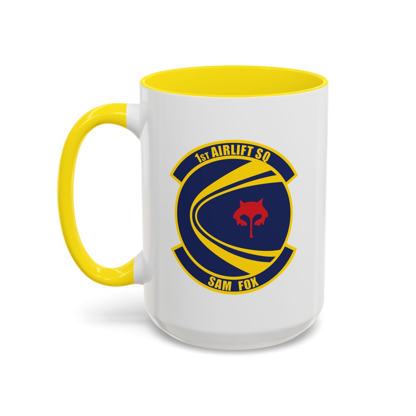 Accent Coffee Mug (11oz & 15oz) - USAF - 1st Airlift Squadron wo txt X 300