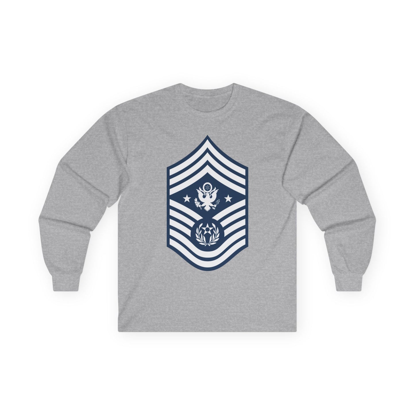 Unisex Ultra Cotton Long Sleeve Tee - USAF - Chief Master Sergeant of the Air Force (E9d) - 2020