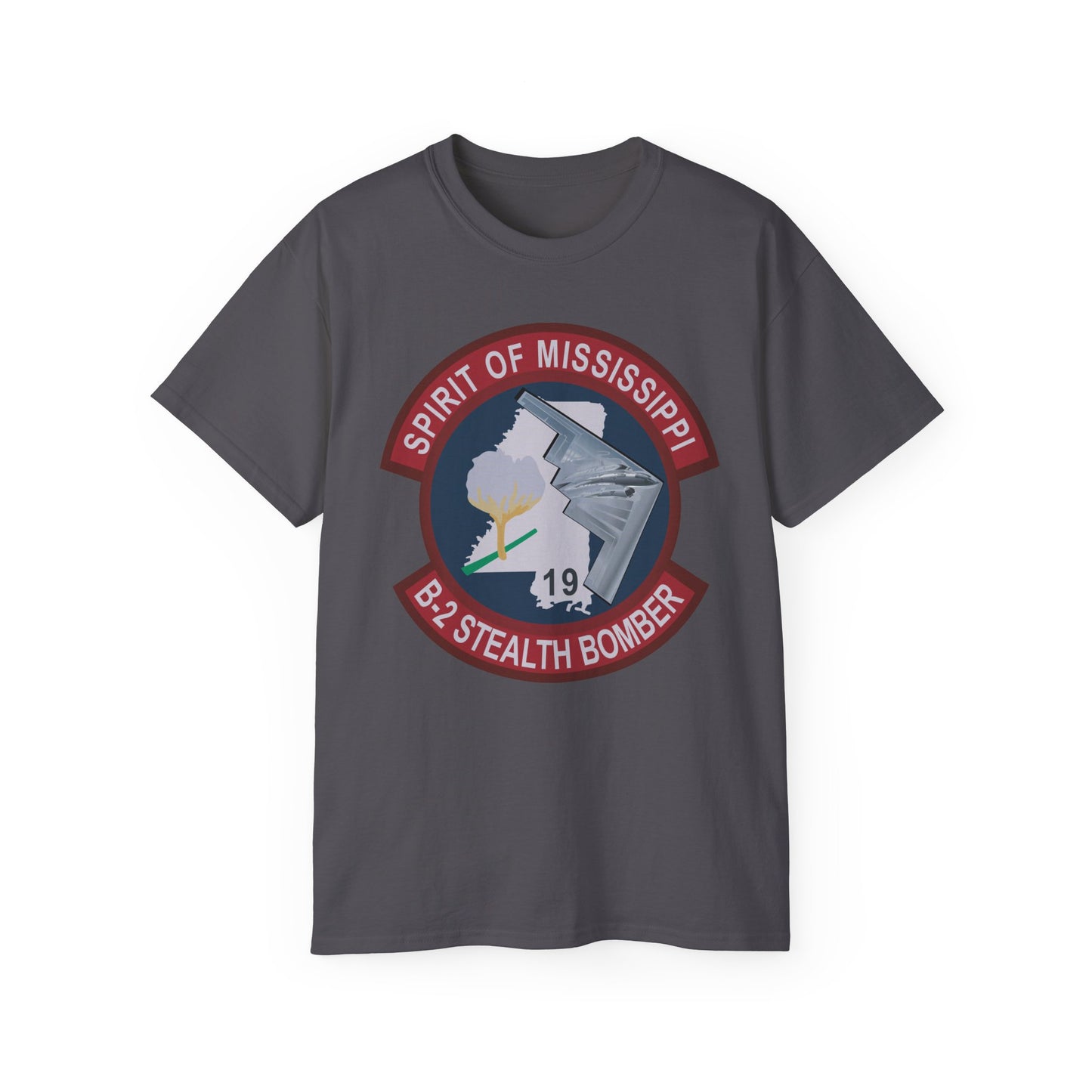 Unisex Ultra Cotton Tee - USAF - B2 - Spirit of Mississippi - Stealth Bomber wo txt X 300