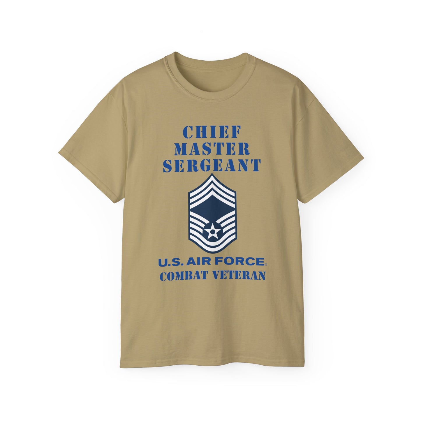 Unisex Ultra Cotton Tee - USAF - Chief Master Sergeant (E9a) - 2020 - Combat Veteran