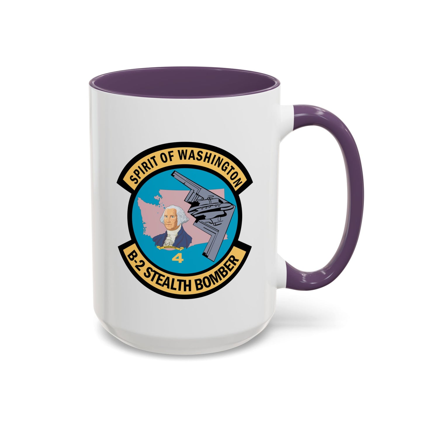 Accent Coffee Mug (11oz & 15oz) - USAF - B2 - Spirit of Washington - Stealth Bomber wo txt X 300