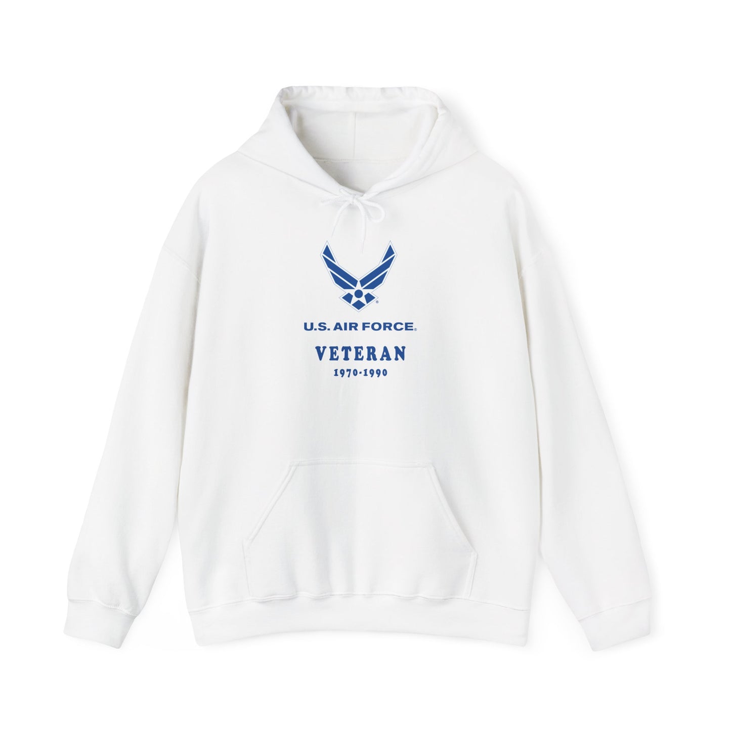 Unisex Heavy Blend Hooded Sweatshirt - USAF - Air Force - Veteran w years