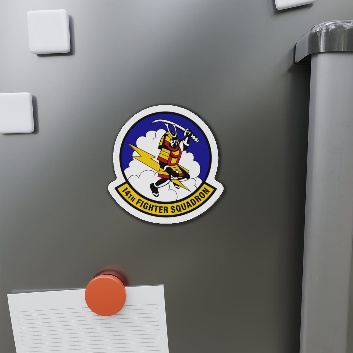 Die-Cut Magnet - USAF - 14th Fighter Squadron wo txt