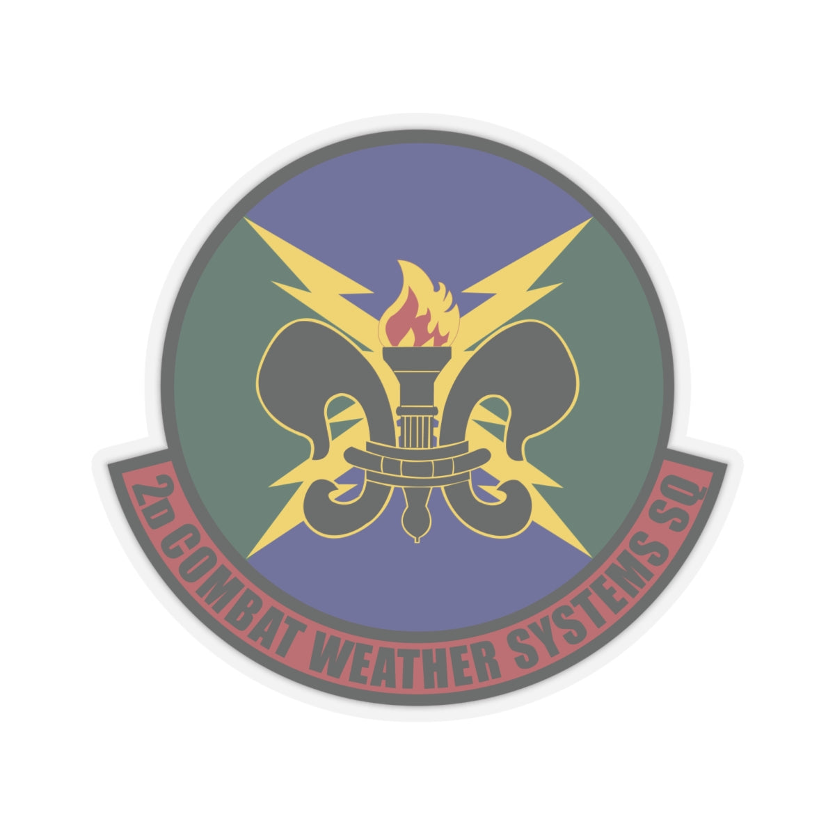 Kiss-Cut Stickers - USAF - 2d Combat Weather Systems Squadron wo txt