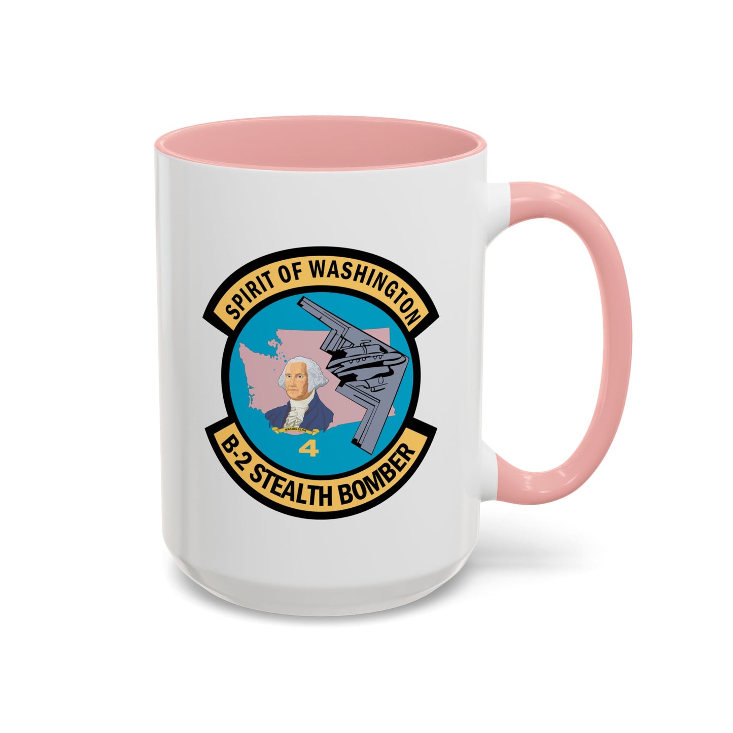 Accent Coffee Mug (11oz & 15oz) - USAF - B2 - Spirit of Washington - Stealth Bomber wo txt X 300