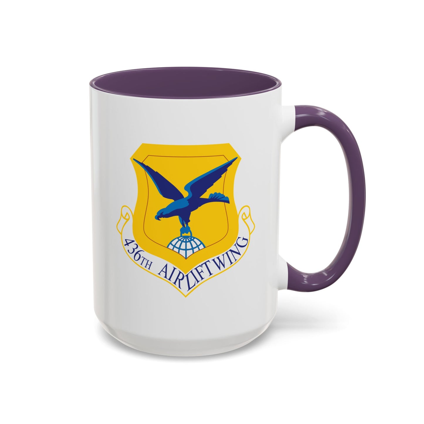 Accent Coffee Mug (11oz & 15oz) - USAF - 436th Airlift Wing wo Txt X 300