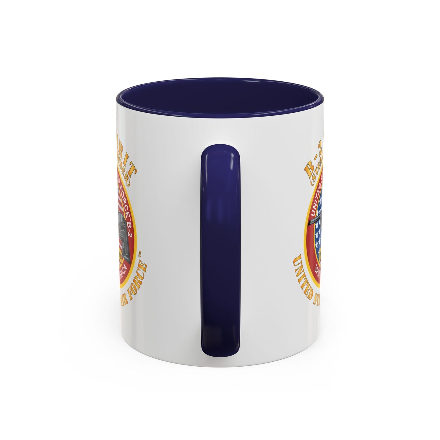 Accent Coffee Mug (11oz & 15oz) - USAF - B2 - Spirit - Stealth Bomber X 300