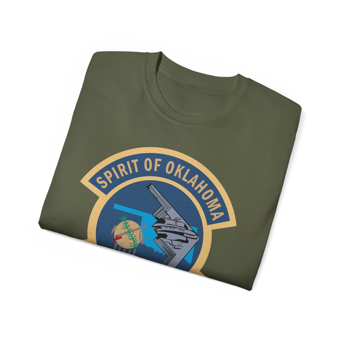 Unisex Ultra Cotton Tee - USAF - B2 - Spirit of Oklahoma - Stealth Bomber wo txt X 300