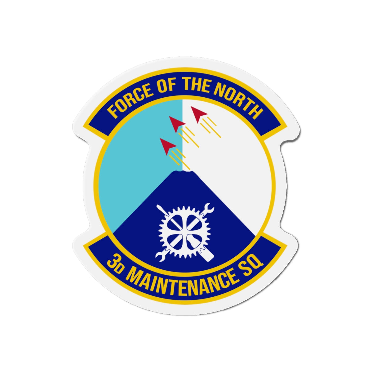 Die-Cut Magnet - USAF - 3rd Maintenance Squadron wo txt X 300