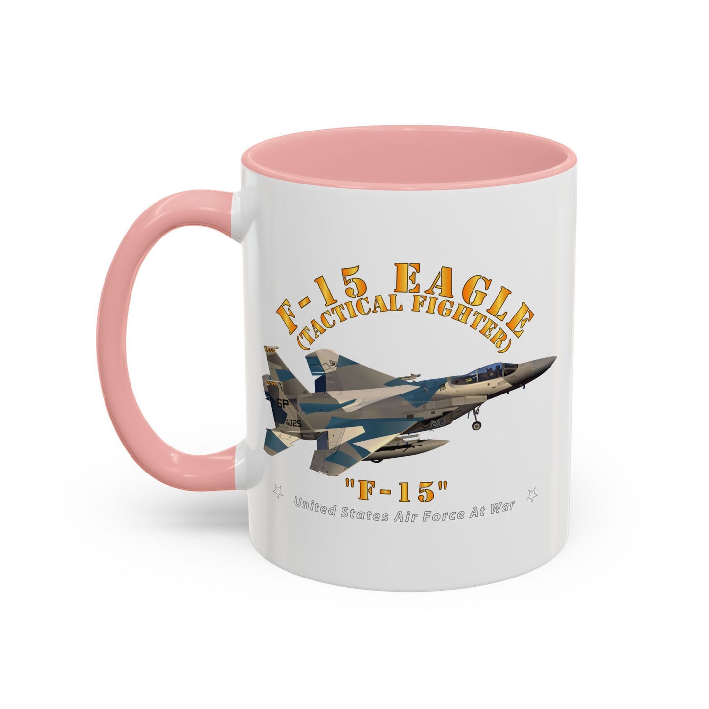 Accent Coffee Mug (11oz & 15oz) - USAF - F15 Eagle - F15
