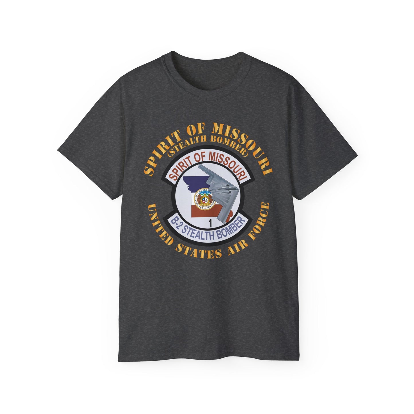Unisex Ultra Cotton Tee - USAF - B2 - Spirit of Missouri Stealth Bomber X 300