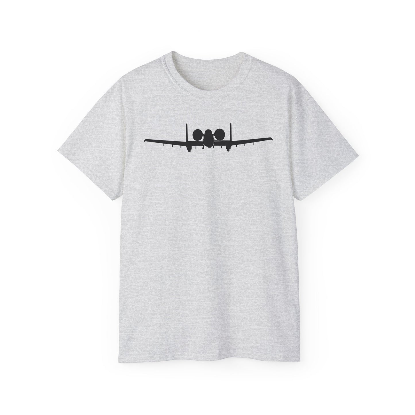Unisex Ultra Cotton Tee - Aircraft - USAF - A-10 Thunderbolt II - Front - Silhouette X 300