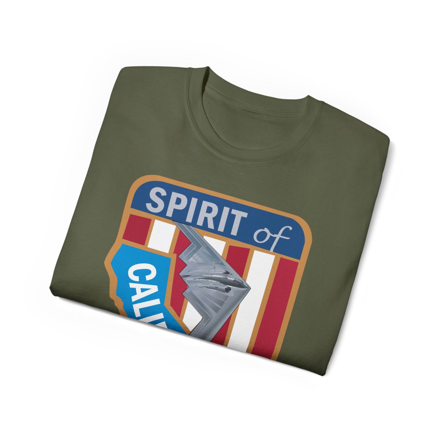 Unisex Ultra Cotton Tee - USAF - B2 - Spirit of California - Stealth Bomber wo txt X 300