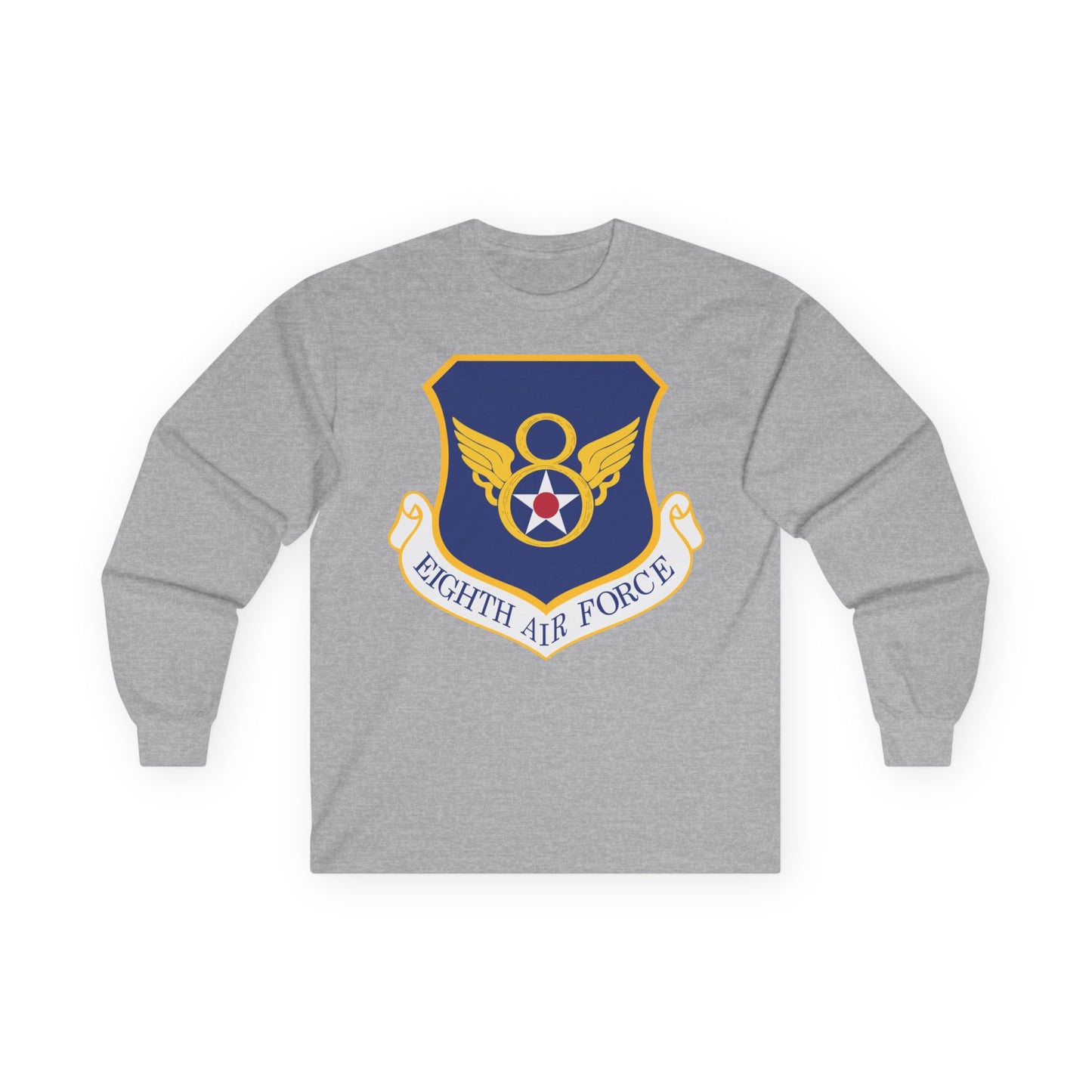 Unisex Ultra Cotton Long Sleeve Tee - USAF - 8th Air Force wo txt X 300