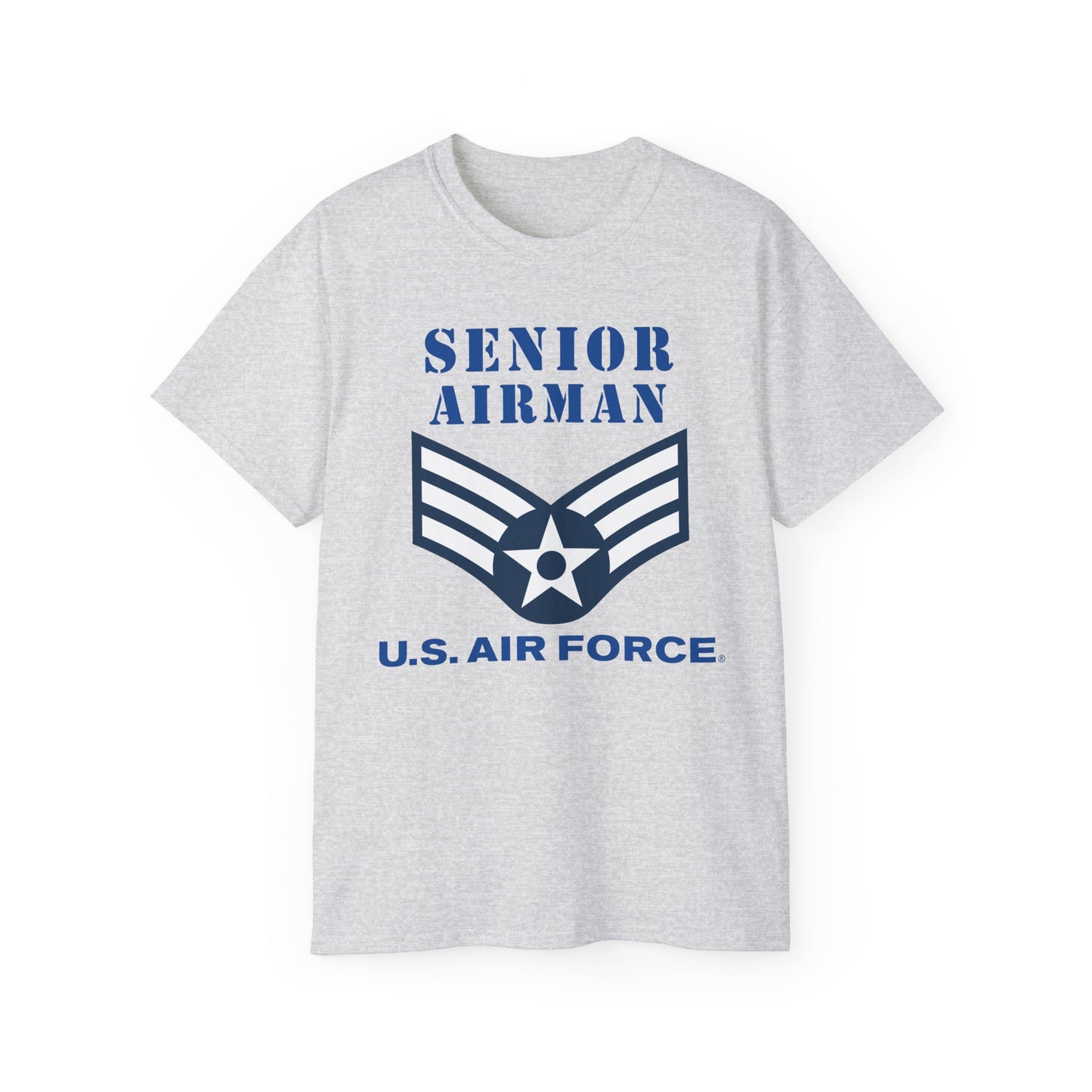 Unisex Ultra Cotton Tee - USAF - Senior Airman (E4) - 2020 - US Air Force w Text X 300