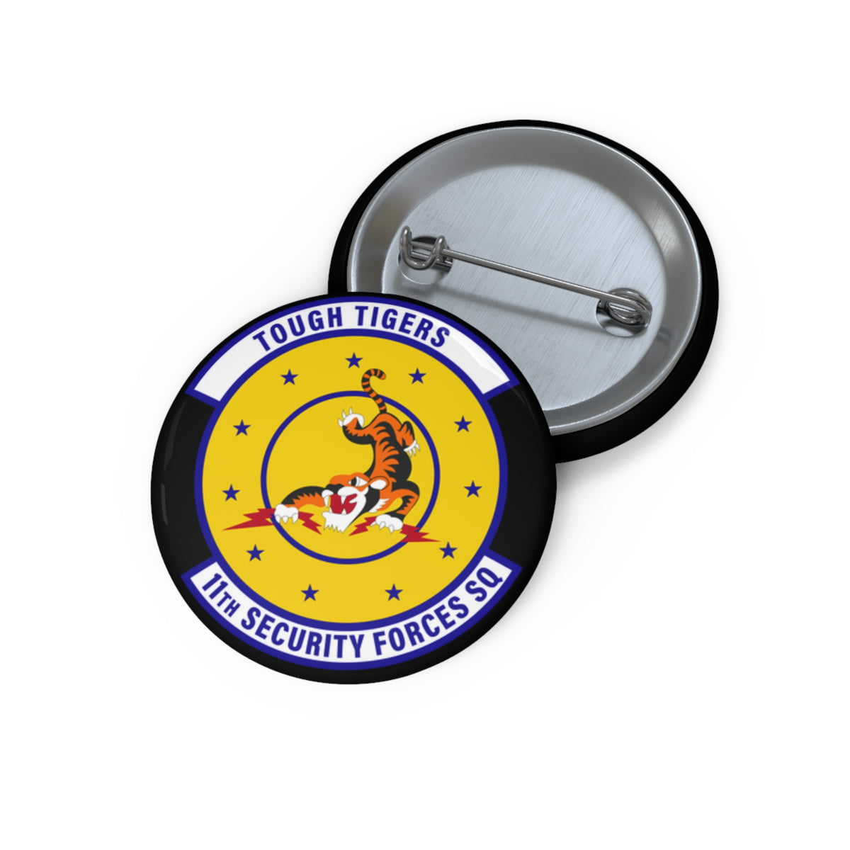 Custom Pin Button - USAF - 11th Security Forces Squadron wo txt