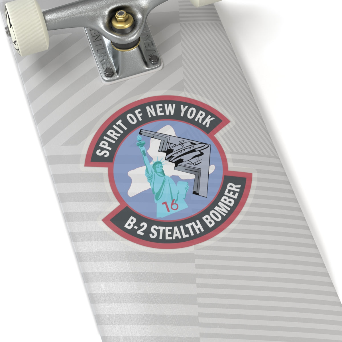 Kiss-Cut Stickers - USAF - B2 - Spirit of New York - Stealth Bomber wo txt X 300