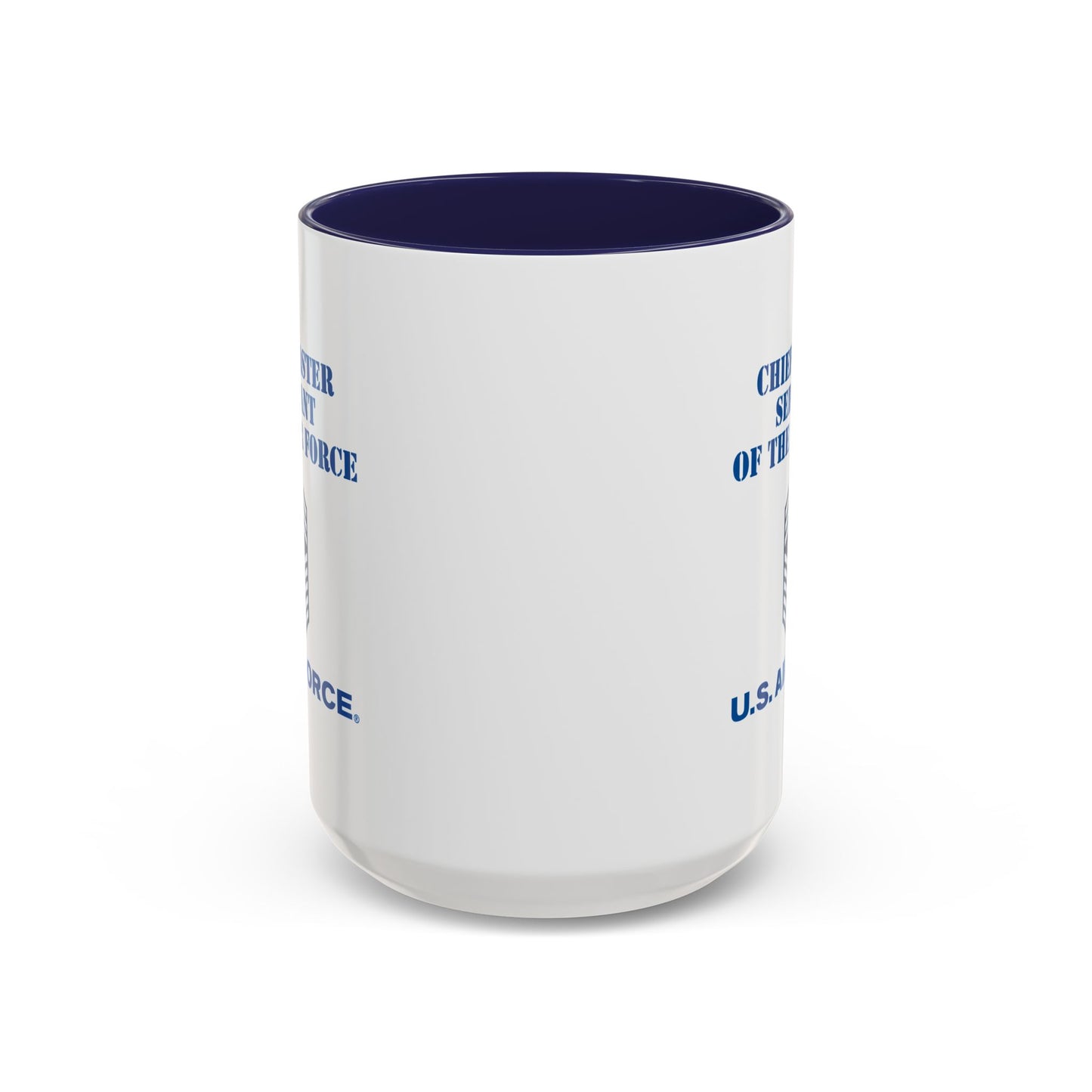 Accent Coffee Mug (11oz & 15oz) - USAF - Chief Master Sergeant of the Air Force (E9d) - US Air Force w Text X 300