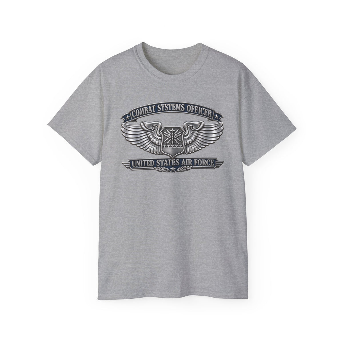 Unisex Ultra Cotton Tee - USAF - Combat Systems Officer Badge - United States Air Force - 3D - Enhanced
