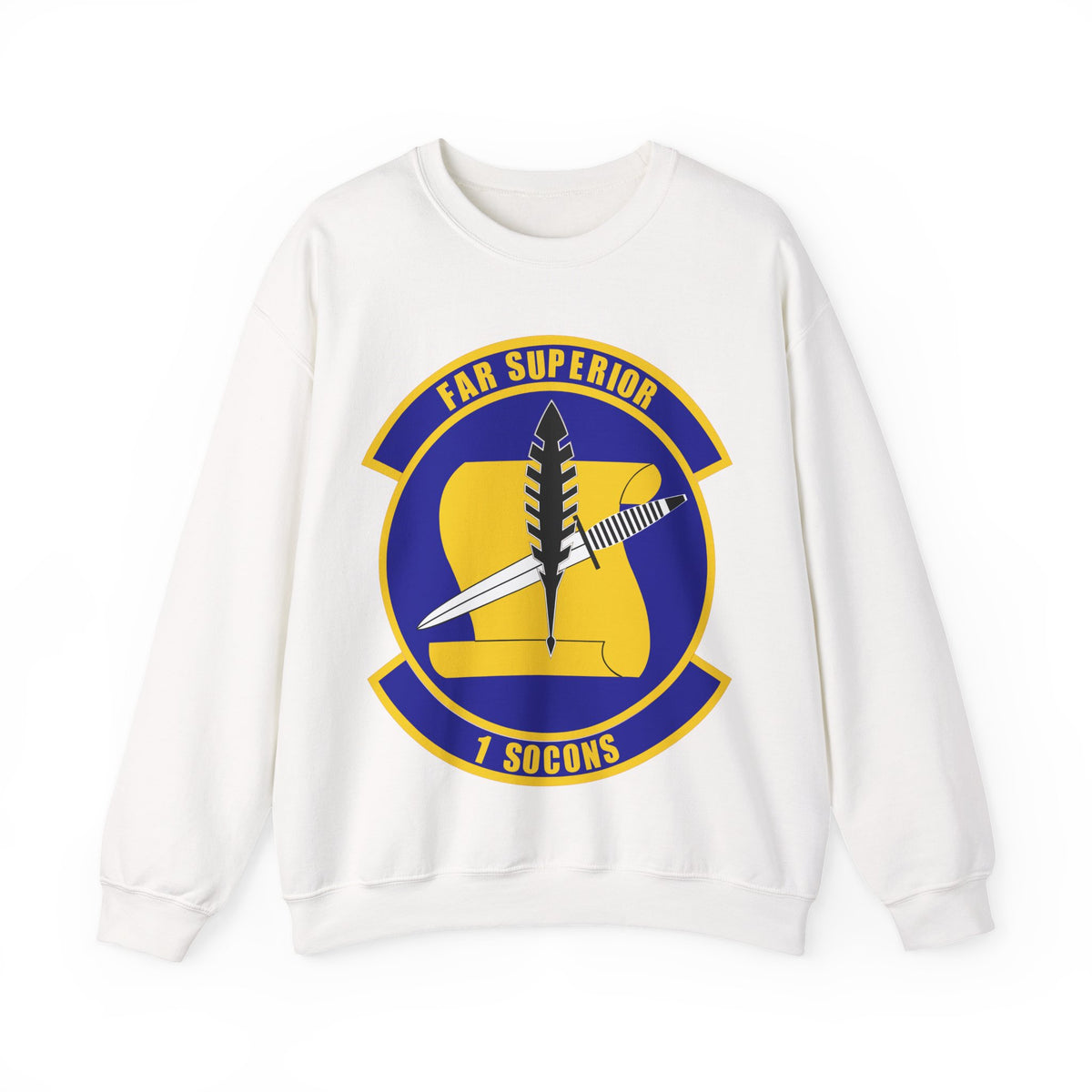 Crewneck Sweatshirt - USAF - 1st Special Operations Contracting Sq wo txt X 300