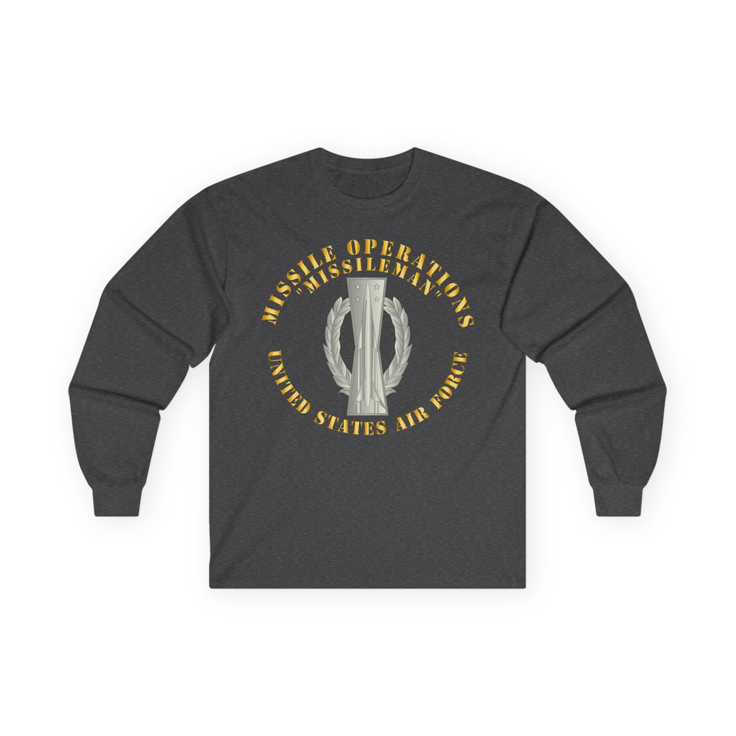 Unisex Ultra Cotton Long Sleeve Tee - USAF - Missile Operations - Missileman - Basic