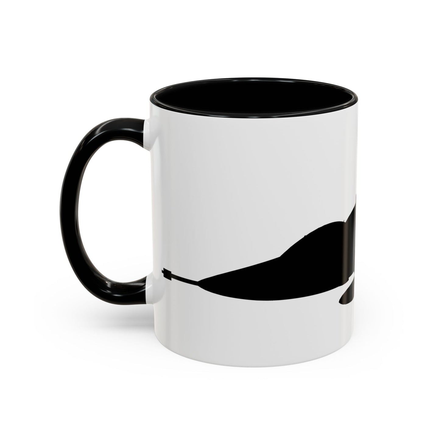 Accent Coffee Mug (11oz & 15oz) - Aircraft - A-4 SkyHawk - Silhouette X 300