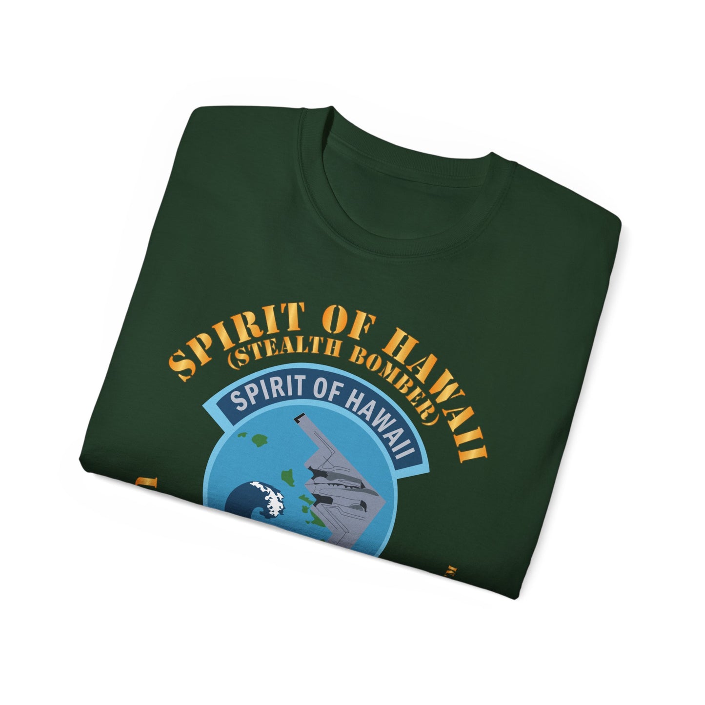 Unisex Ultra Cotton Tee - USAF - B2 - Spirit of Hawaii - Stealth Bomber X 300