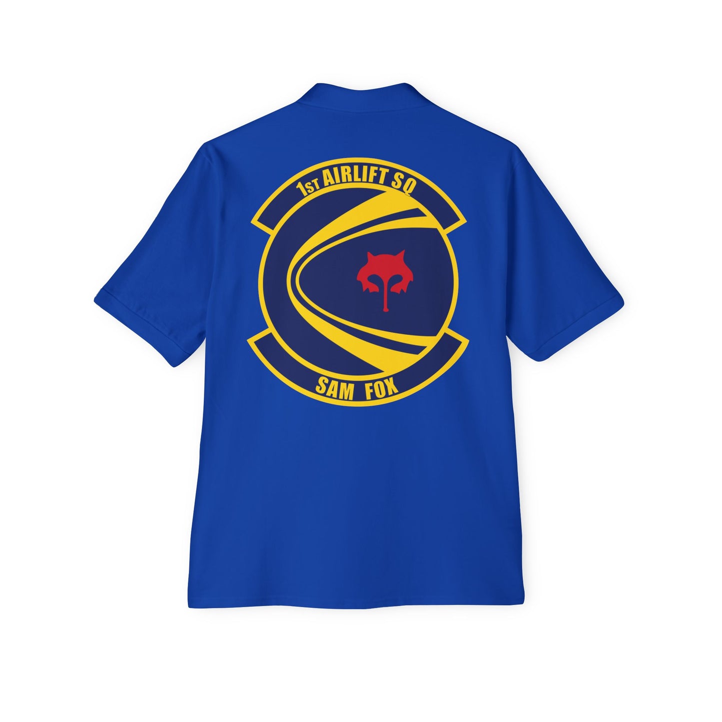 Men's Piqué Polo - USAF - 1st Airlift Squadron wo txt X 300