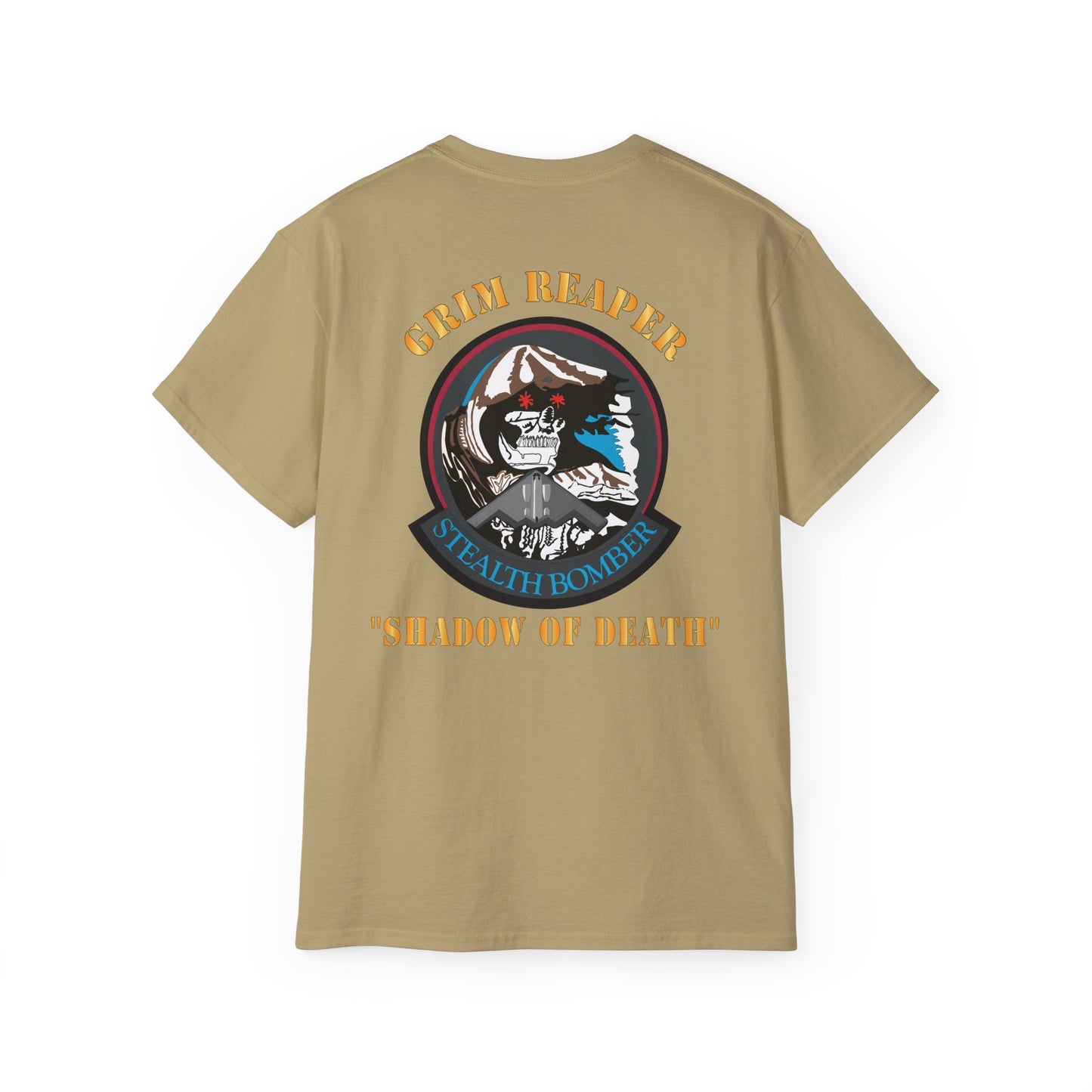 Unisex Ultra Cotton Tee - USAF - B2 - Grim Reaper - Stealth Bomber X 300